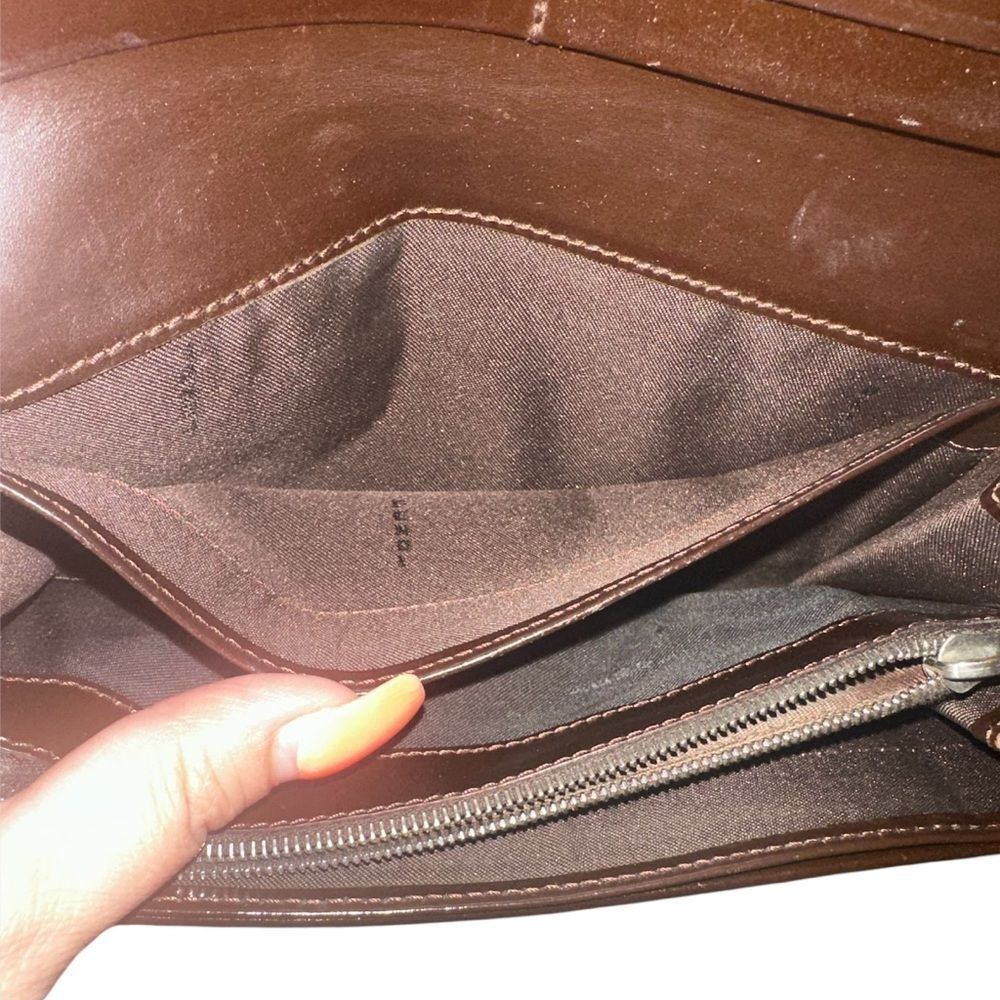 Authentic Fendi Zucca continental Black and Brown Wallet - Picture 6 of 16